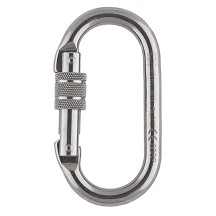 CONNETTORE OVALE IN ACCIAIO CHIUSURA A VITE AZ011